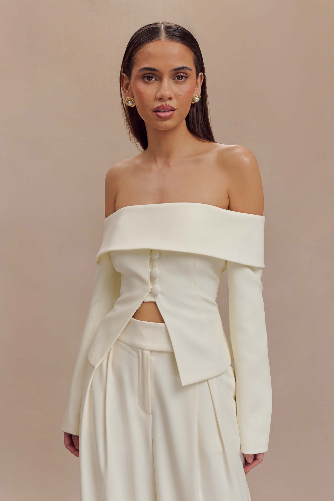 Alizy Off Shoulder Jacket