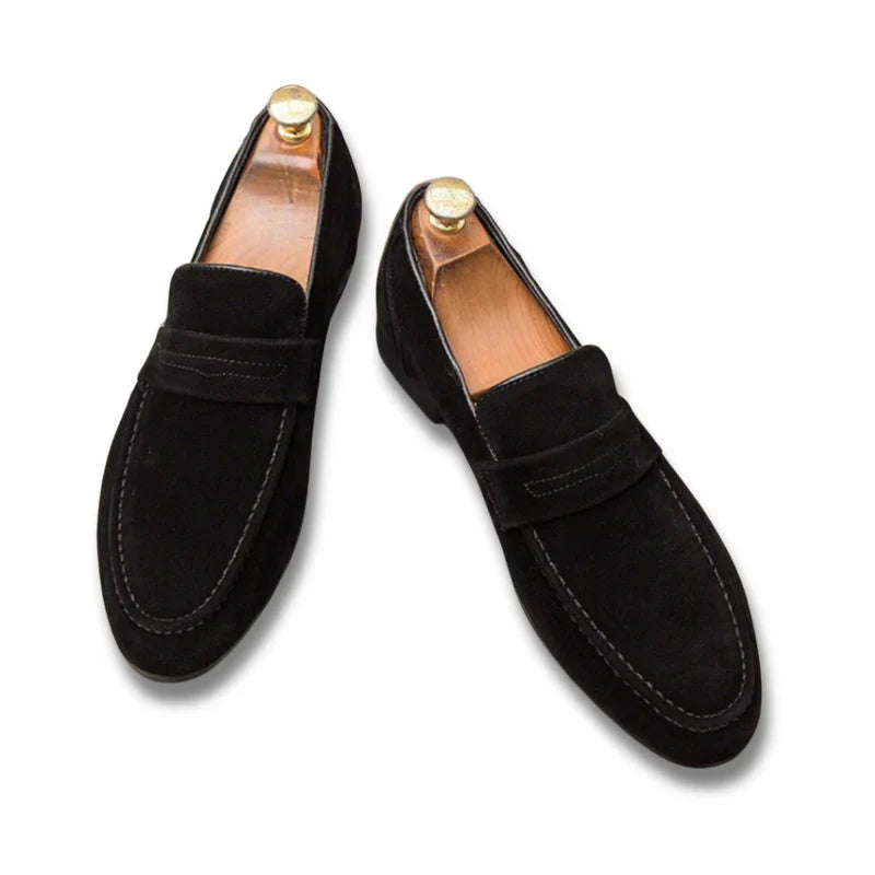 Loafer mit Riemen aus Wildleder „Neumiro“