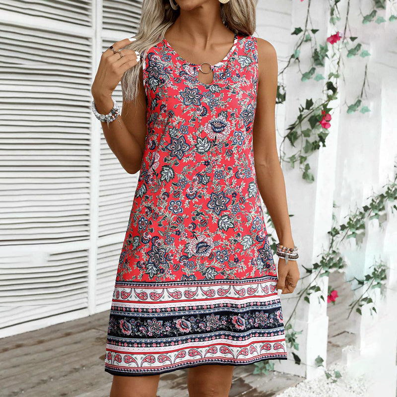 Carmen™ | Boho Print Dress