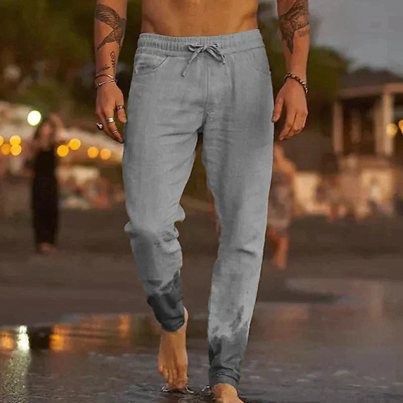 Adrian-Linen Trousers for Men