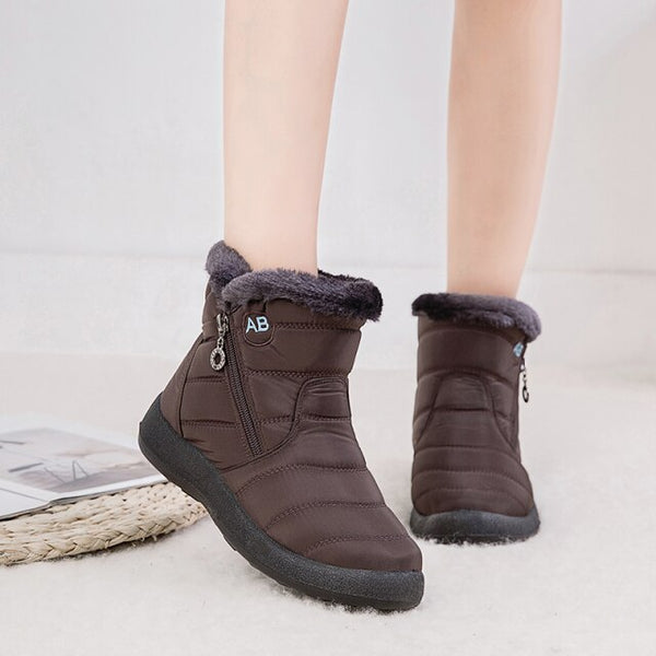 Anti-Slip Fur Lined Waterproof Boots