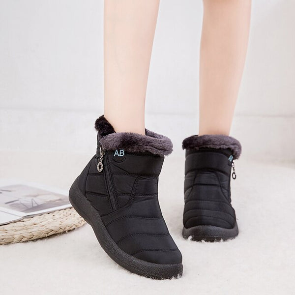 Anti-Slip Fur Lined Waterproof Boots